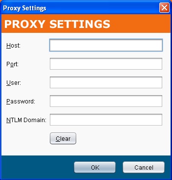 Jitterbit Proxy Settings